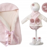 Ubranka i akcesoria dla lalki LLORENS 40 cm – zestaw 7‑częściowy