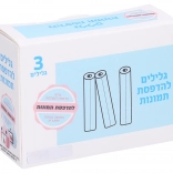 Papier fotograficzny zamienny – zestaw 3 rolek do drukarek i przekładek