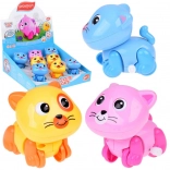 Nakręcany kotek Psotek – kolorowa, ruchoma zabawka dla najmłodszych