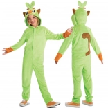 Dziecięcy kostium POKEMON Grookey zielony kigurumi 4–6 lat (109–126 cm)