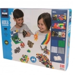 Klocki PLUS-PLUS Mini Basic Neon – super zestaw 1200 elementów