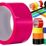 Różowa akrylowa taśma pakowa 48 mm × 50 yd