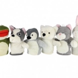 Pacynki pluszowe zwierzątka dla dzieci mix - 1 szt.