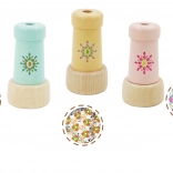 Kalejdoskop drewniany kolorowy