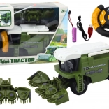 RC kombajn rolniczy zielony