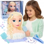 Głowa do stylizacji Elsa z Disney Frozen Deluxe z akcesoriami