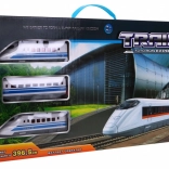 Duża elektryczna kolejka z akcesoriami dla dzieci 3+