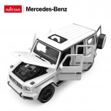 Metalowy model 1:32 MERCEDES‑BENZ AMG G63 z dźwiękiem biały Rastar