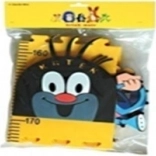 Dziecięca miarka wzrostu Krecik – żółta, piankowa, 5 elementów