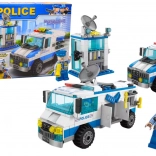Policyjna konstrukcja z 271 elementami: samochód policyjny i budynek