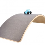 Deska balansowa z filcem, autkiem i drogą