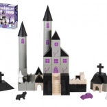 Drewniane klocki konstrukcyjne Straszny zamek