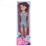 Chodząca lalka brunetka 80 cm