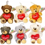 Pluszowy miś z sercem Love 14 cm