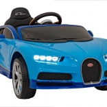 Bugatti Chiron dziecięcy samochodzik elektryczny niebieski z pilotem