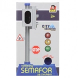 Sygnalizator świetlny ze znakami dla dzieci 24 × 14 cm z efektami świetlnymi