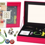 Kreatywny zestaw do tworzenia bransoletek z koralikami i zawieszkami