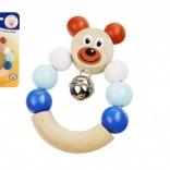 Detoa grzechotka miś niebieska