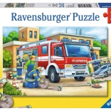 Puzzle RAVENSBURGER policja i strażacy 2×12 elementów