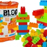 Duży zestaw konstrukcyjny w woreczku 320 sztuk