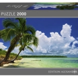 Puzzle 2000 elementów Heye – rajskie palmy