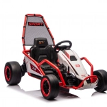 Dziecięcy elektryczny gokart TORNADO z funkcją driftu – czerwony