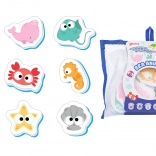 Zabawki do kąpieli z pianki z motywami morskich zwierząt