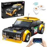 Klocki CaDA RC samochód wyścigowy FIAT ABARTH 131, 216 elementów, Dual Mode