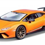 Metalowy model BBURAGO 1:24 LAMBORGHINI Huracán Performante pomarańczowy