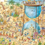 Puzzle HEYE Szalona ZOO – Wystawa pustynna 1000 elementów