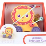 Plastowy labirynt lew na kółkach dla dzieci