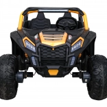 Dziecięcy elektryczny buggy ATV Racing 4x4 dla 2 dzieci – Złoty