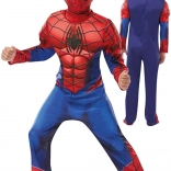 Dziecięcy kostium SPIDER-MAN czerwono-niebieski z maską 110–116 cm (5–6 lat)