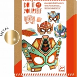 Kreatywny zestaw DJECO maski super robotów do ozdabiania