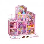 WOOPIE mega willa – domek dla lalek Lovely House, 194 elementy
