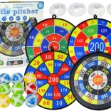 Dziecięcy zestaw do rzutek z tarczami 36 cm i piłeczkami na rzep