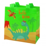 Torba prezentowa dinozaur zielona 23 × 21,5 × 11 cm