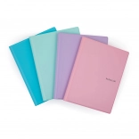 Notes A5 Pastelini z plastikową okładką