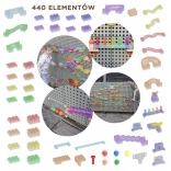 Masterkidz zestaw konstrukcyjny tor dla kulek Tablica STEM 440 elementów