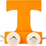 drewniany pociąg kolorowy alfabet litera T Small Foot