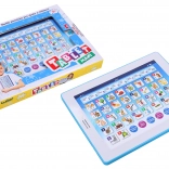 Dziecięcy edukacyjny maxi tablet - niebieski