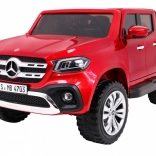 Dziecięcy samochód elektryczny MERCEDES-BENZ X-Class lakierowany – czerwony pickup
