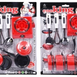 Dziecięca zastawa ze zintegrowaną kuchenką – zestaw kuchenny dla małych kucharzy