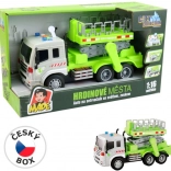 MaDe Auto z platformą na napęd inercyjny ze światłami i dźwiękiem