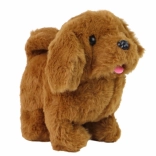 Interaktywny chodzący piesek brązowy – szczeka i merda ogonem