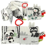 Sensoryczna materiałowa książeczka ANIMAL KINGDOM – sowa