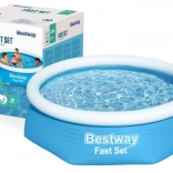 dmuchany basen z górnym kołnierzem 244 × 61 cm BESTWAY Fast Set