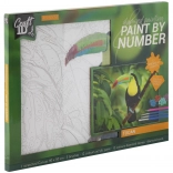 Diamentowe malowanie Tukan 40x50 cm