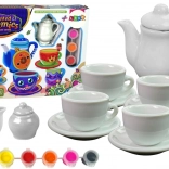 Kreatywny zestaw do herbaty DIY do malowania porcelany