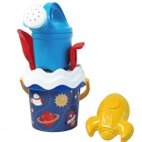Androni zestaw do piasku Kosmos z konewką – mały, 6‑elementowy